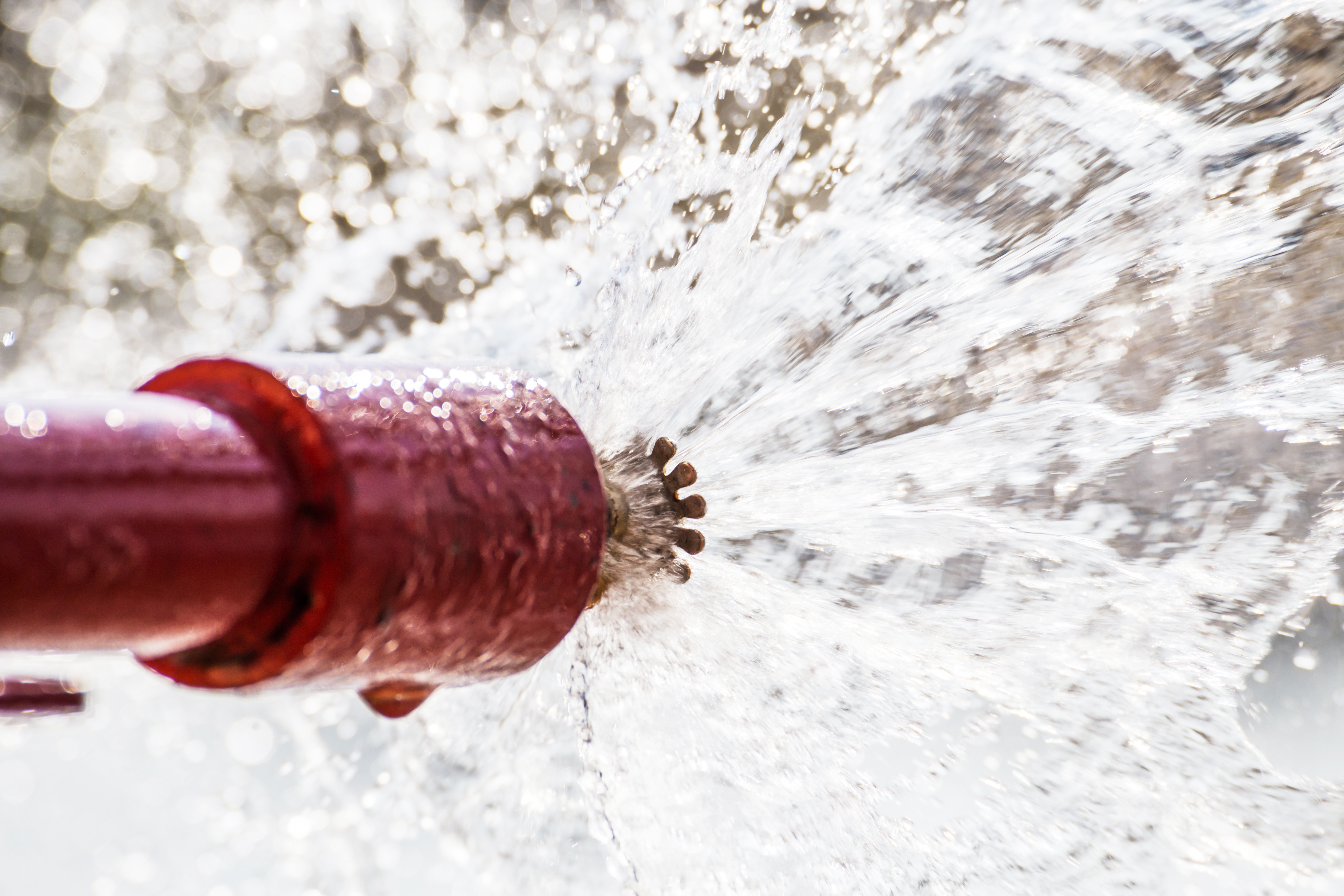Red Spray Nozzle