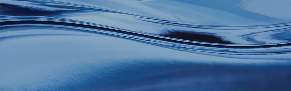 blue liquid flowing