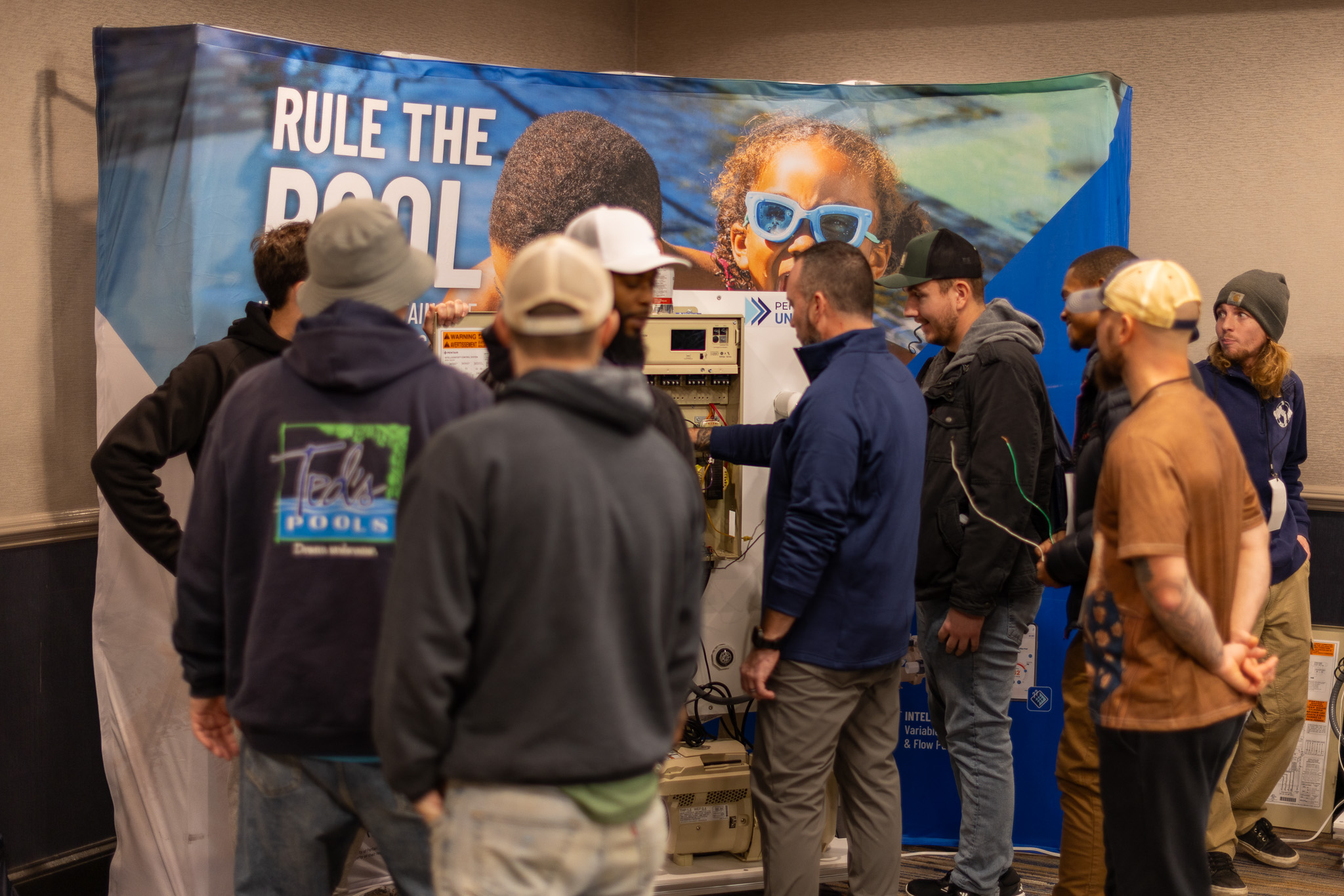 A group of people learning about IntelliCenter